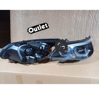 ZA FAROS BMW E60 E61 03-07 ANGEL EYES LED U HALO FONDO NEGRO
