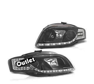 CX FARO DCH AUDI A4 B7 04-08 FONDO NEGRO INTERMITENTE LED R0