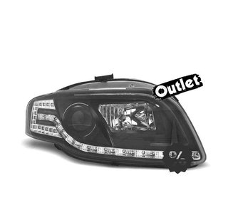 CX FARO DCH AUDI A4 B7 04-08 FONDO NEGRO INTERMITENTE LED R0