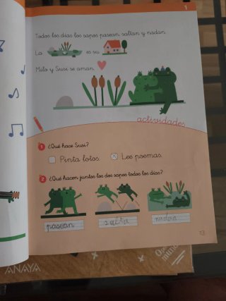 ¡Pon, pon! ¿Quién vive ahí?, 1 Primaria lecturas