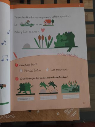 ¡Pon, pon! ¿Quién vive ahí?, 1 Primaria lecturas