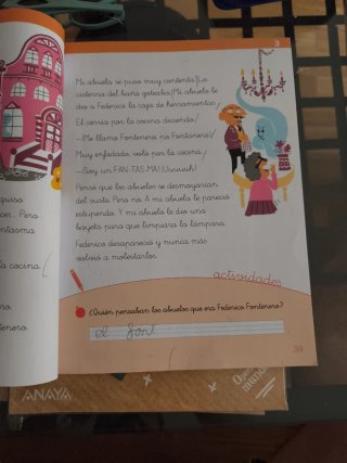 ¡Pon, pon! ¿Quién vive ahí?, 1 Primaria lecturas