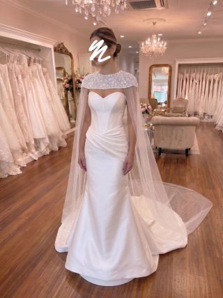 Vestido Novia + Capa Alta Costura