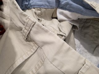 Pantalones cortos beige para mujer