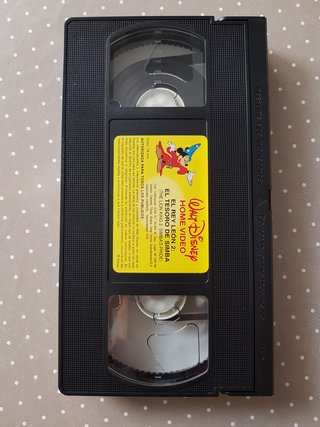 Película VHS El Rey León 1 y 2 (Español)