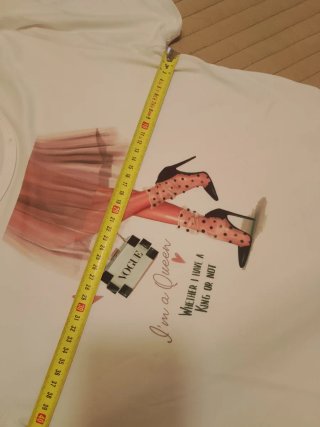 Camiseta Algodón Estampada Mujer Talla M