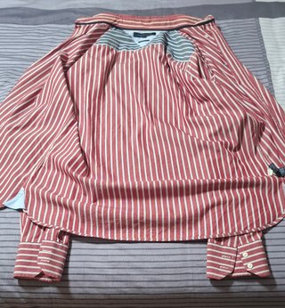 Camisa Tommy Hilfiger Rayas Rojas y Blancas