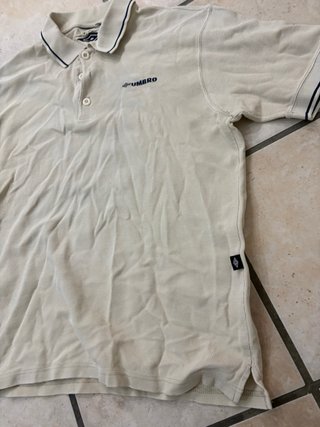 Polo Vintage Umbro Talla L Beige