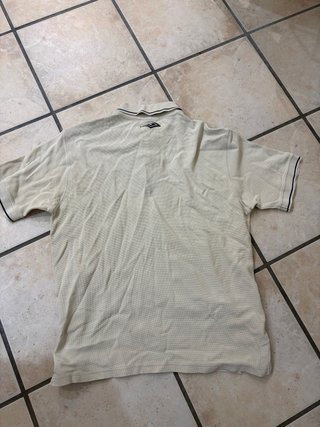 Polo Vintage Umbro Talla L Beige