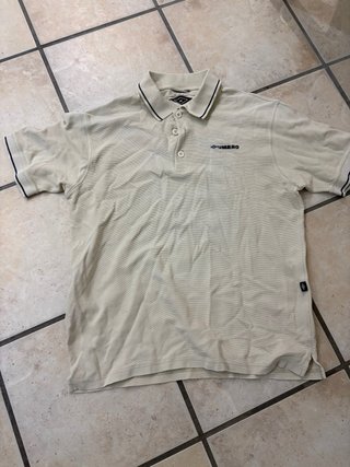 Polo Vintage Umbro Talla L Beige