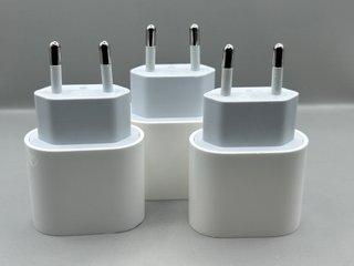 3 Cargadores Apple 18W Original A1692