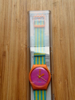 Orologio Swatch Arancione Rosa