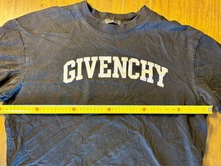 Camiseta Givenchy Negra Original Talla L