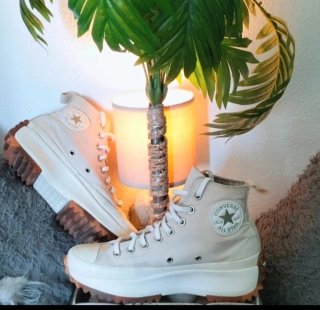 Converse Plataforma Beige/Marrón