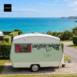 Vinilo Ropa Tendida par Camper Carava Autocaravana