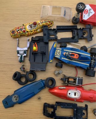 Scalextric Exin Despiece Variado