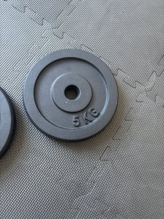 2 discos de pesa 5 kg