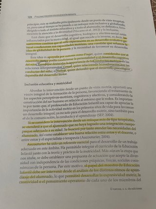 Psicomotricidad en Educación Infantil