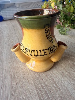 Servilletero de cerámica Cuenca