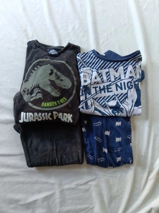 Pijama niño 7-8 años Jurassic Park y Batman