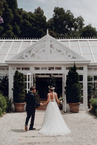Vestido de Novia Rosa Clará Alada