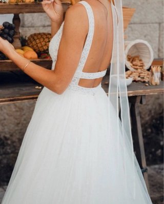 Vestido de Novia Rosa Clará Alada