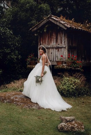 Vestido de Novia Rosa Clará Alada