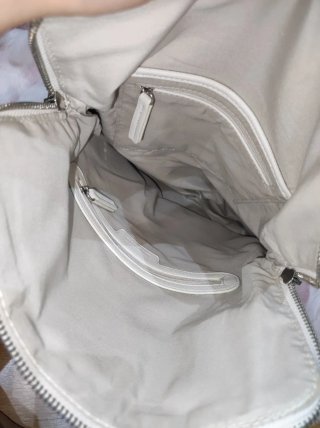 Mochila Desigual Beige con Pañuelo Multicolor