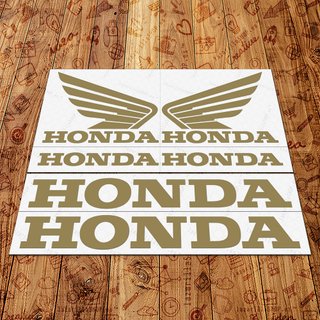 Pack 6 Pegatinas HONDA Alas Pegatinas Moto Vinilo