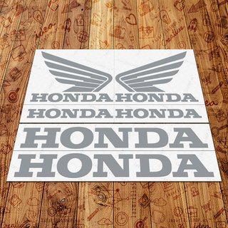 Pack 6 Pegatinas HONDA Alas Pegatinas Moto Vinilo