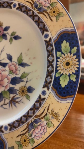 Piatto decorativo giapponese stile Imari