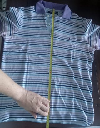 Polo Tommy Hilfiger a rayas, talla S