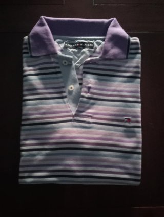 Polo Tommy Hilfiger a rayas, talla S