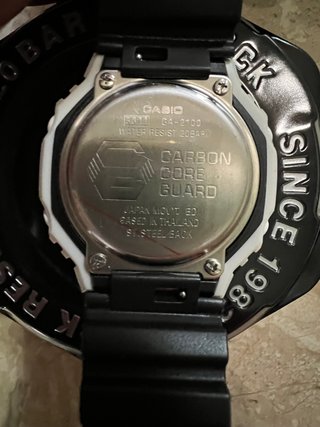 Reloj Casio G-Shock Negro y Plateado