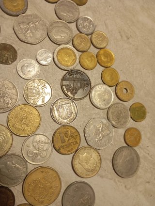 Lote de monedas antiguas