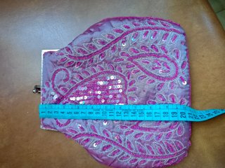 Bolso Joya Clutch Fiesta Morado Rosa