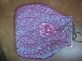 Bolso Joya Clutch Fiesta Morado Rosa