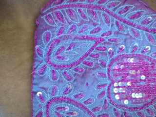 Bolso Joya Clutch Fiesta Morado Rosa