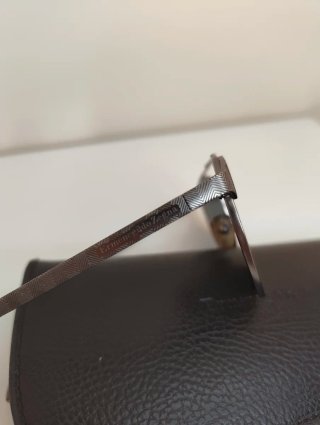 Occhiali Zegna Blu Marrone