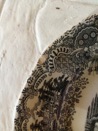 Antiguo plato La Cartuja Pickman cerámica