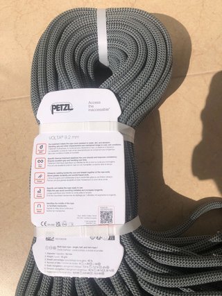 Cuerda Petzl Volta 9.2mm 60m Nueva.