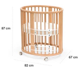 Cuna Stokke Evolutiva Blanca