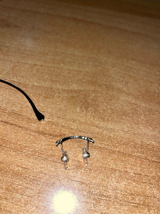 Stecche occhiali Cartier argento