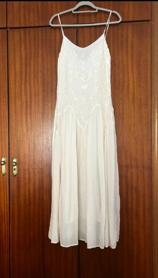 Camisón bordado Zara Home talla M
