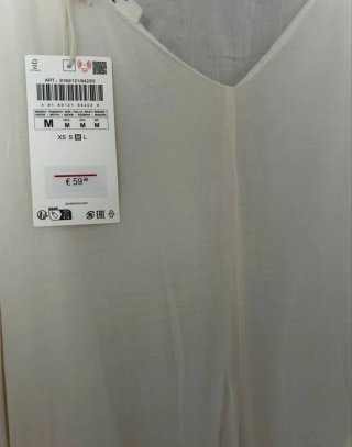 Camisón bordado Zara Home talla M