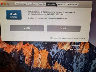 MacBook Pro 13 2012 8GB RAM HD256GB+SSD 1000GB