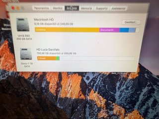 MacBook Pro 13 2012 8GB RAM HD256GB+SSD 1000GB