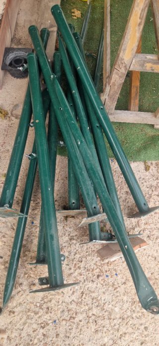 Valla Piscina Verde Plastificada