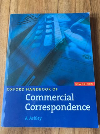 Oxford Handbook of Commercial Correspondence