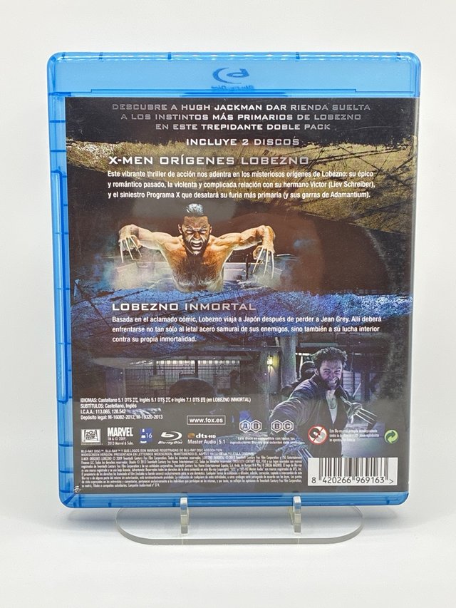 Pack Duo Lobezno Bluray